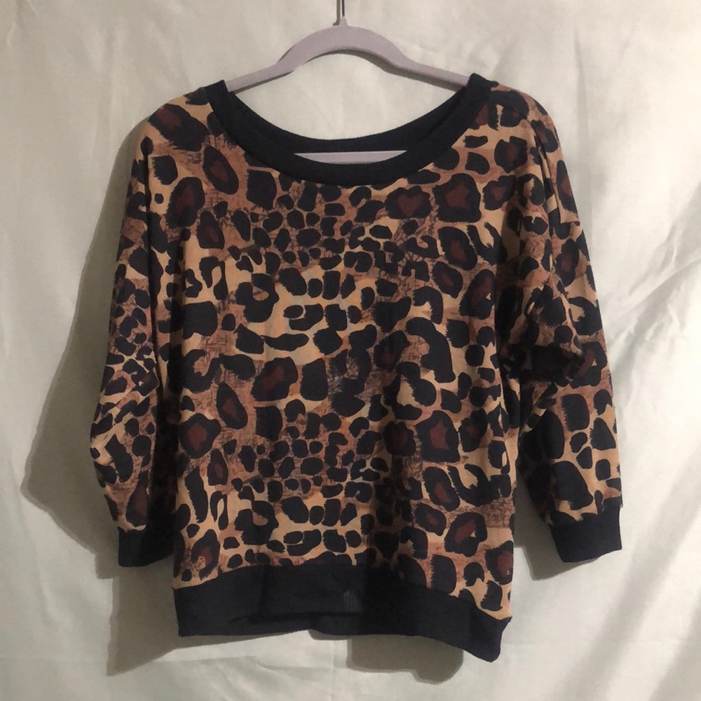 Cato leopard print sweater